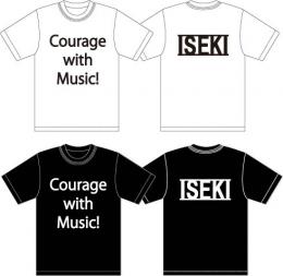 「ISEKI」　Courage with Music!Tシャツ