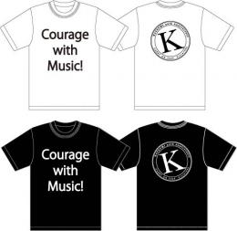 「KATSUMI」　Courage with Music!Tシャツ