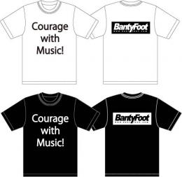 「Banty Foot」　Courage with Music!Tシャツ