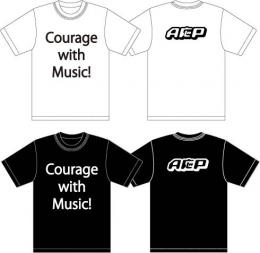 「A応P」　Courage with Music!Tシャツ