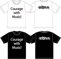 「SHiNSENGUMi」　Courage with Music!Tシャツ