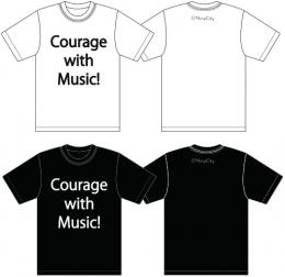 「NavyCity」　Courage with Music!Tシャツ