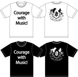 「LAVENiROC」　Courage with Music!Tシャツ