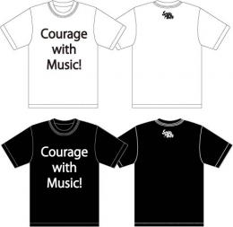 「Suspended 4th」　Courage with Music!Tシャツ