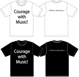 「見田村千晴」　Courage with Music!Tシャツ