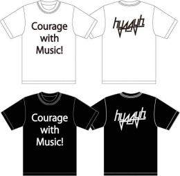 「hy4_4yh」　Courage with Music!Tシャツ