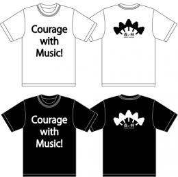 「森と林」　Courage with Music!Tシャツ